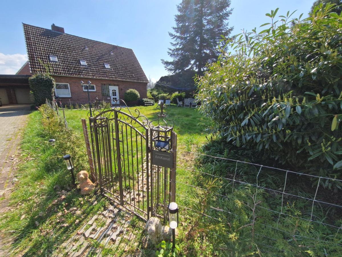 Gemuetliche Wohnung Direkt Am Kuestenkanal! Wardenburg Bagian luar foto